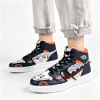 Baskets montantes Naruto Pain Yahiko Anime, chaussures streetwear décontractées à motif Akatsuki