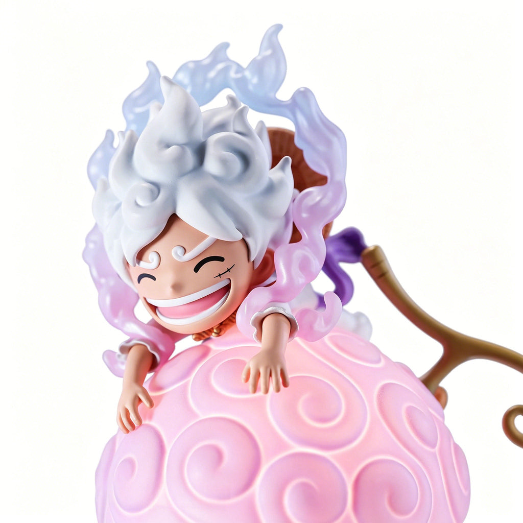 Veilleuse LED One Piece Luffy Gear 5 Nika Fruit du Démon, Lampe Figure Anime Luffy