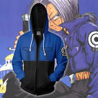 Sweat à capuche décontracté avec impression Gogeta/Roshi/Trunks/Goku Black, pour printemps et automne