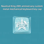 Luffy/Zoro role logo metal keyboard cap