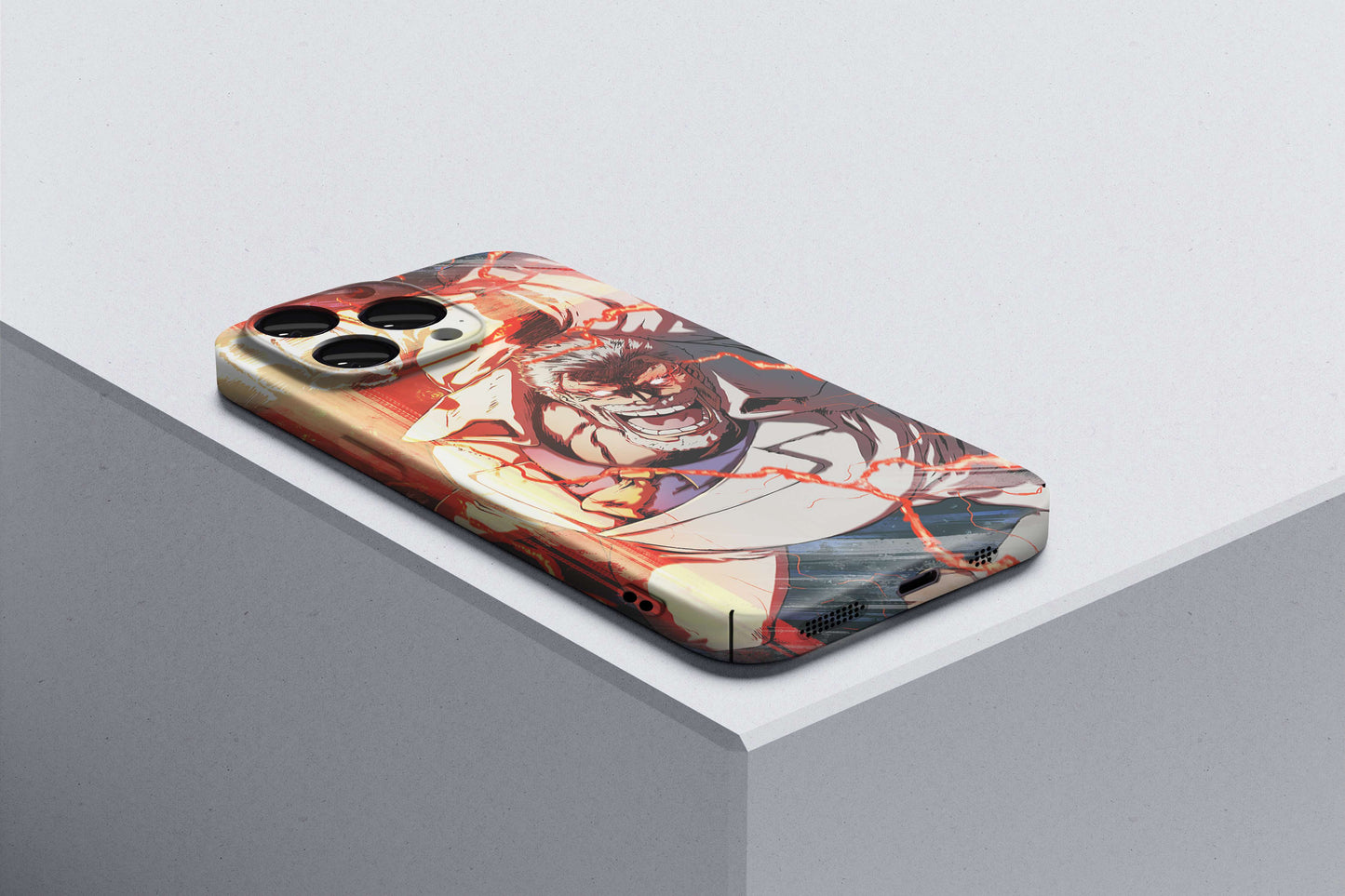 Garp Charging His Legendary Galaxy Impact | One Piece 3D Printed Anime Phone Case