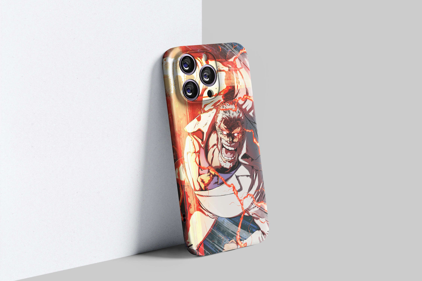 Garp Charging His Legendary Galaxy Impact | One Piece 3D Printed Anime Phone Case