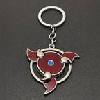 Porte-clés rotatif Sharingan Naruto - Jouet Fidget Spinner Uchiha Anime