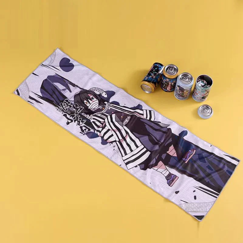 Kamado Tanjirou Serviette Boîte mystère Serviette de sport Serviette rafraîchissante Serviette absorbante Serviette cadeau