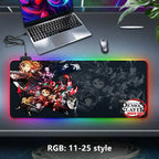 Kamado Tanjirou seven color light color change thickened LED light keyboard pad