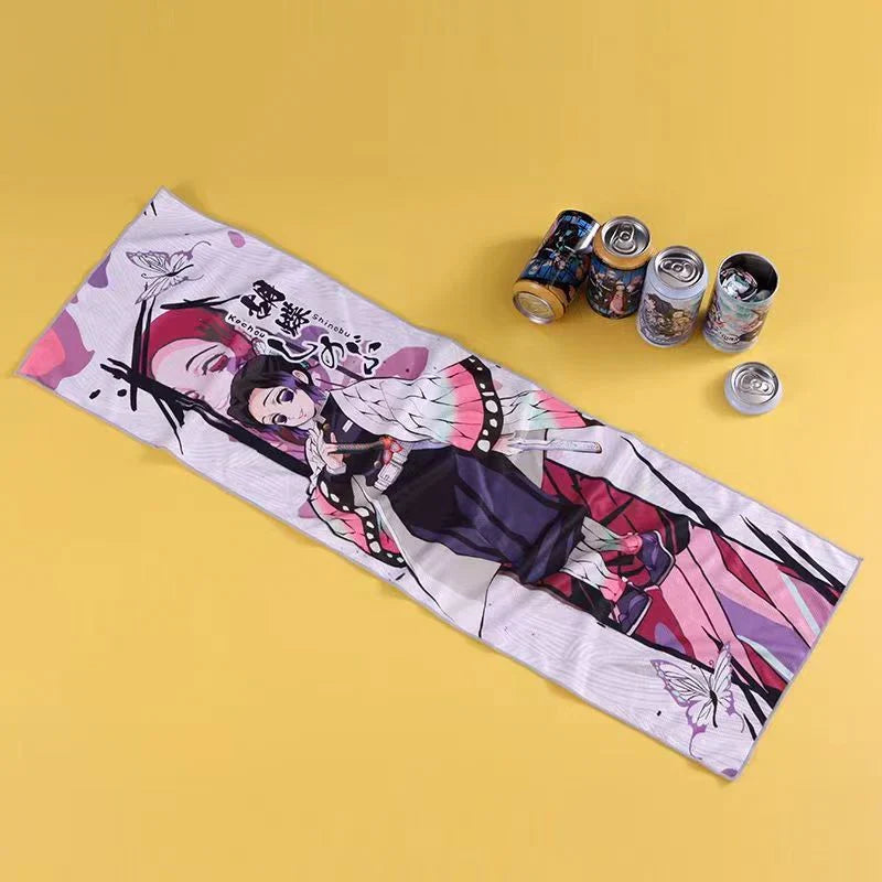 Kamado Tanjirou Serviette Boîte mystère Serviette de sport Serviette rafraîchissante Serviette absorbante Serviette cadeau