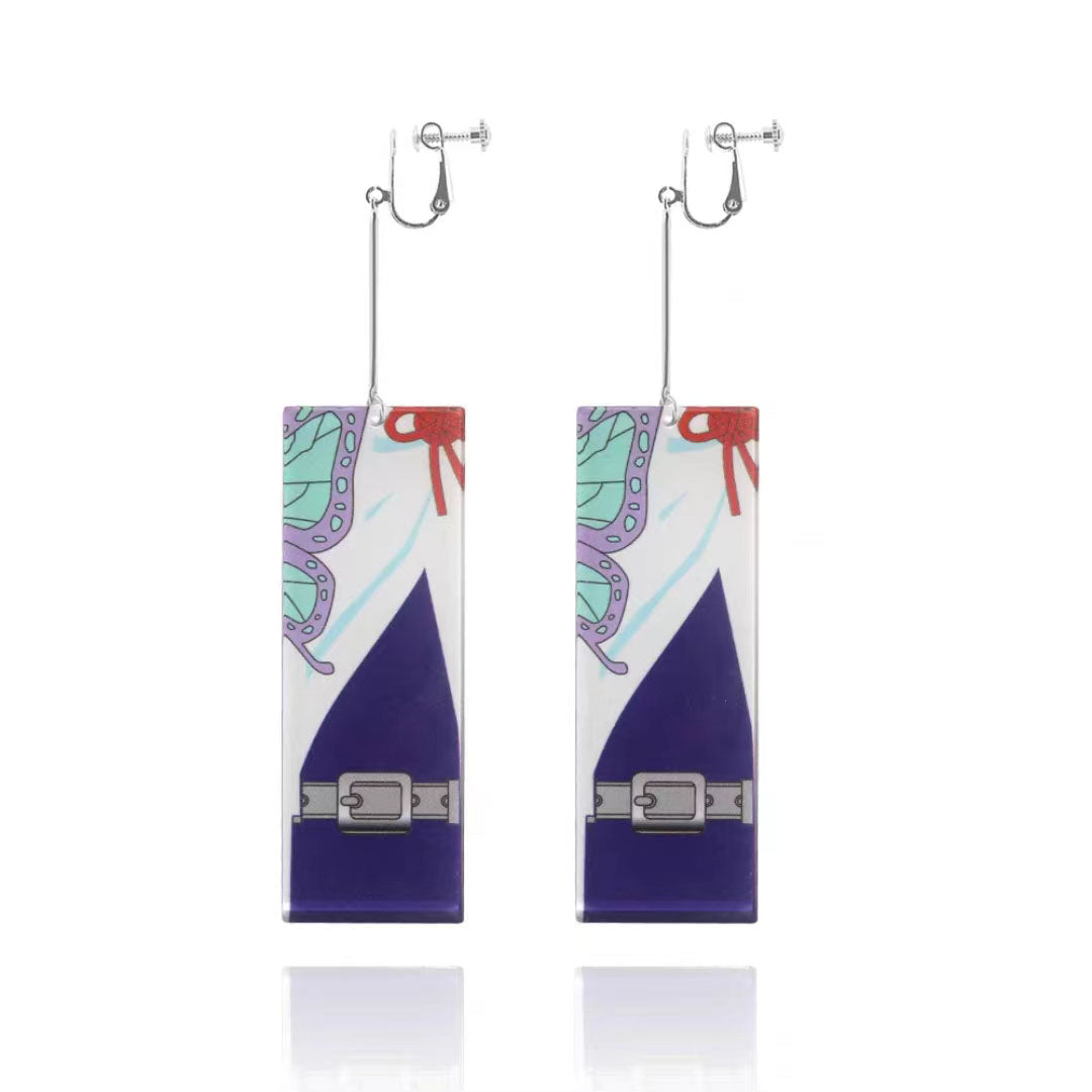 Magnifiques boucles d'oreilles Tanjirou/Nezuko pour un charme unique