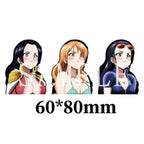 Autocollants 3D dégradés Luffy/Zoro/Nami