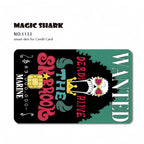 Autocollants de carte bancaire Luffy/Zoro épaissis avec gommage cristal personnalisés