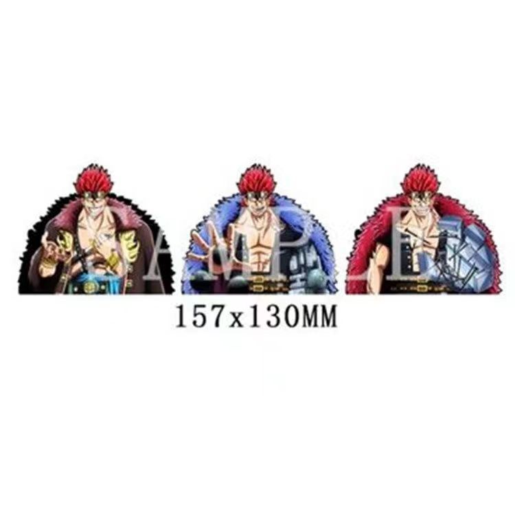 Autocollants 3D dégradés Luffy/Zoro/Nami