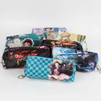 Tanjirou/Nezuko exquise trousse multi-fonctionnelle avec compartiments astucieux et motifs originaux