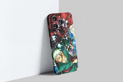 Zoro VS Sea Tyrant | One Piece 3D Printed Anime Phone Case
