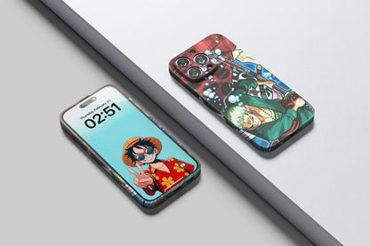 Zoro VS Sea Tyrant | One Piece 3D Printed Anime Phone Case