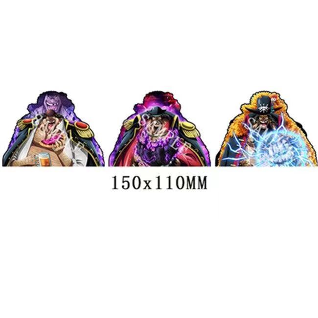 Autocollants 3D dégradés Luffy/Zoro/Nami