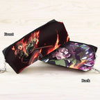 Tanjirou/Nezuko exquise trousse multi-fonctionnelle avec compartiments astucieux et motifs originaux