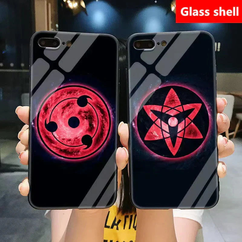 Write wheel eye kaleidoscope The Blowout Glass Silicone IPhone Case(11th to 17th Generation Pro Max)