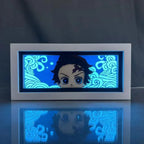 Tanjirou/Nezuko/Giyuu/Mitsuri Veilleuses de bureau exquises Luminescence Décoration de bureau