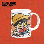 Tasses Luffy/Zoro/Ace Mignon motif personnage Résistant à la chaleur et durable