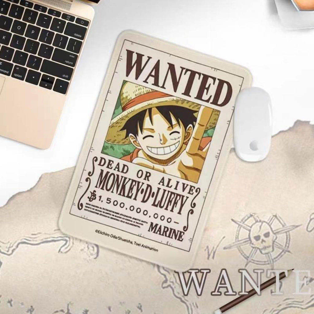 Tapis de souris avec primes des personnages Luffy/Zoro en ordre