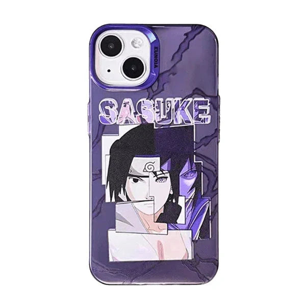 Coque de téléphone anti-collision en silicone tendance exquise Sasuke/Uzumaki Apple