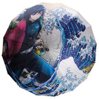 Kamado Tanjirou COOL umbrella SEMI-AUTOMATIC DURABLE UMBRELLA