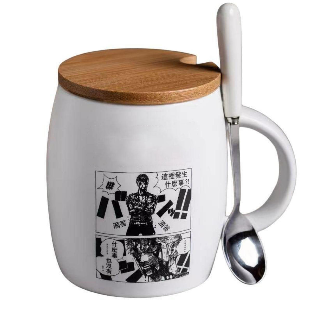 Tasse en céramique Luffy/Zoro Tasse en céramique délicate, durable et résistante à la chaleur