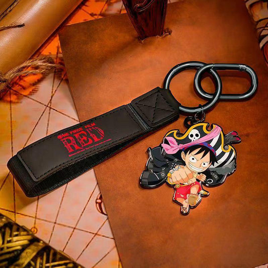 Luffy / Zoro / Shanks / Nami RED Cool Keychain Accessory BLIND BOX