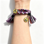 Bracelet tressé réglable Démon supérieur de Demon Slayer, Breloque Anime à pompon