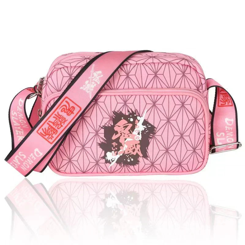 Tanjirou/Nezuko/Zenitsu/Giyuu petit sac à bandoulière unique sac cartable pour étudiants capacité suffisante
