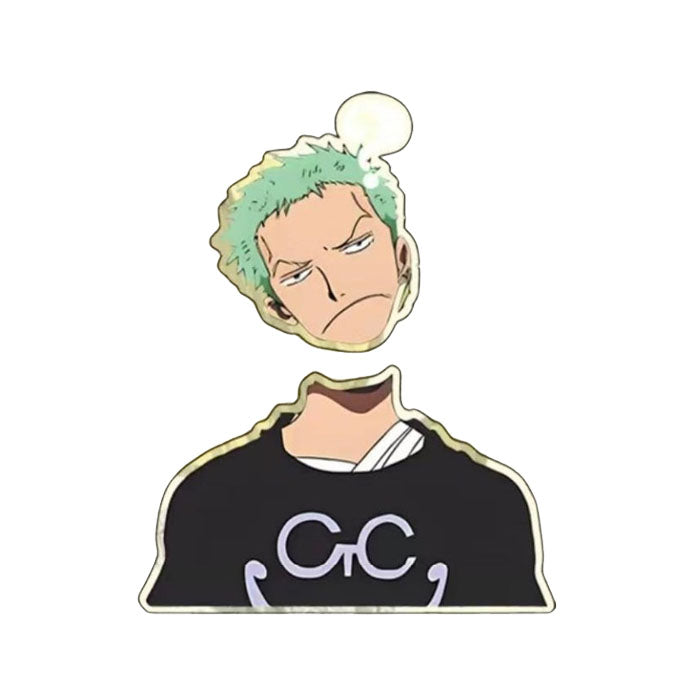 Ornement de tableau de bord Luffy/Zoro/Sanji en forme de figurine à tête branlante