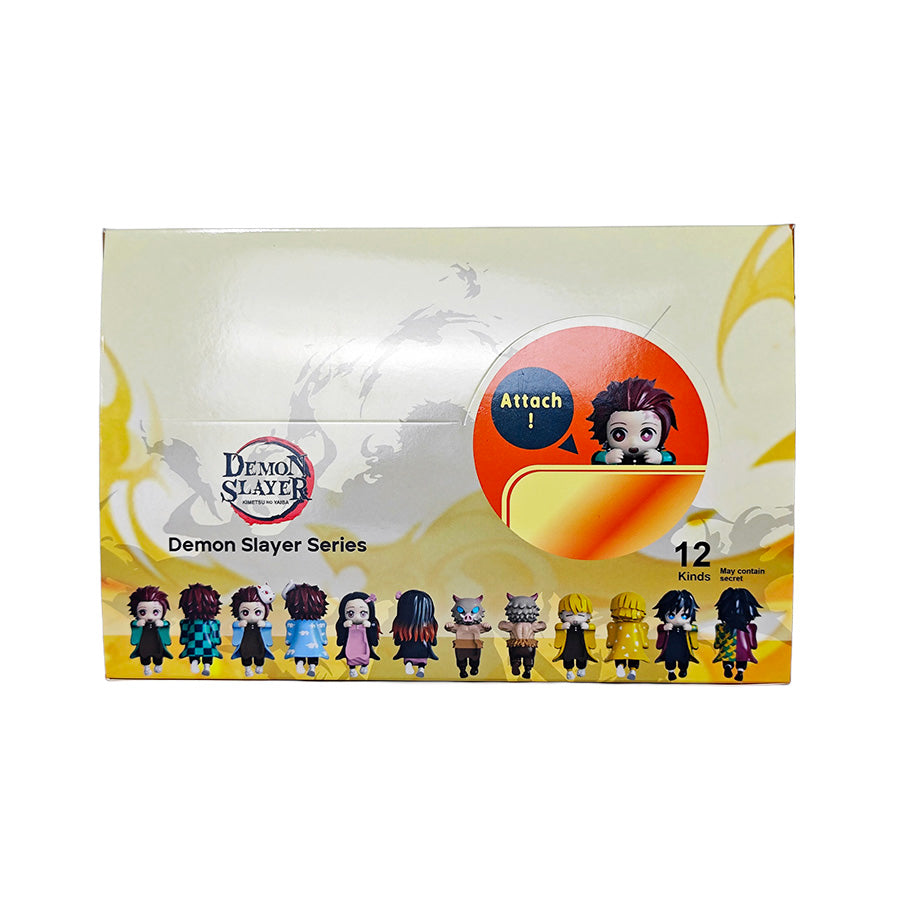 Demon Slayer Blind Box Peekaboo Figures - Anime Hanging Ornaments for Phone, Car & Desk Decor