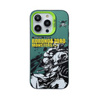 Coque Luffy/Zoro en silicone antichoc pour iPhone