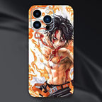 Film arrière de téléphone portable Luffy/Ace/Zoro iPhone, autocollant avec beau motif