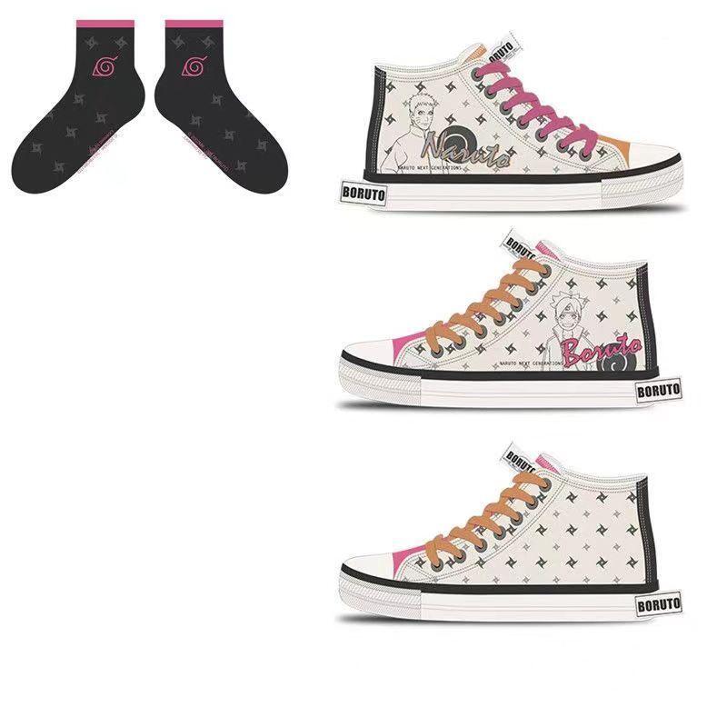 Uzumaki Boruto chaussures en toile décontractées et confortables