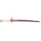 Demon Slayer Tanjiro Zenitsu Katana rétractable, Épée Accessoire de Cosplay Anime