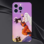 Autocollant à motif de personnage Son Goku pour coque arrière d'iPhone