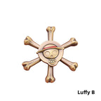 Jouet de décompression fidget spinner Luffy/Zoro/Robin