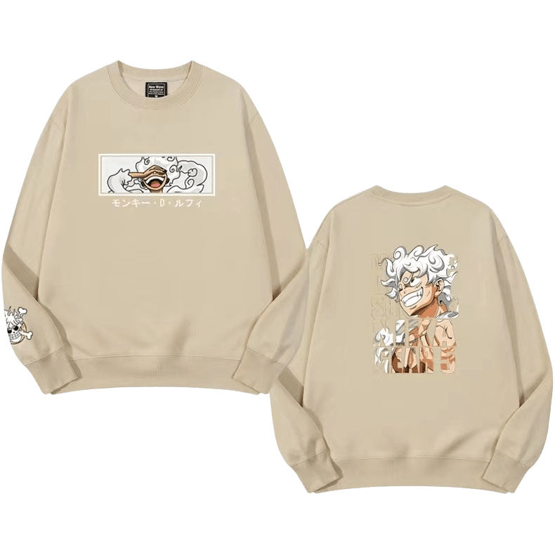 Nika Luffy mode confortable ample chaud manches longues vêtements