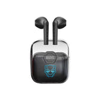 Marvel Iron Man Black Panther Wireless Earbuds, Marvel TWS Bluetooth 5.1 Headphones with LED Light