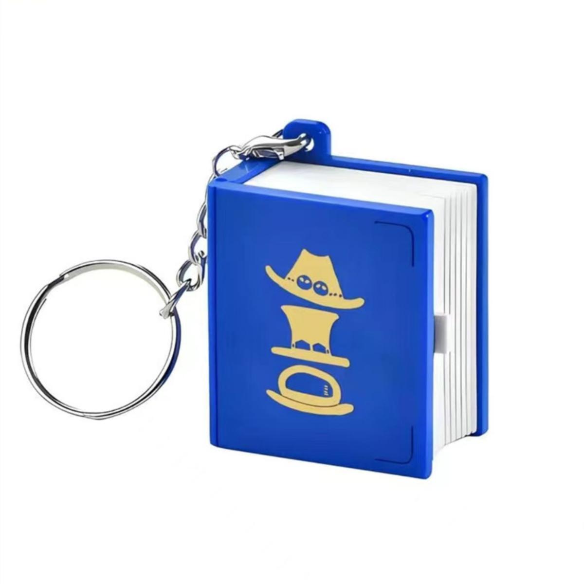 Porte-clés livre pop-up pliant en 3D LuffyAce/Sabo Les trois frères