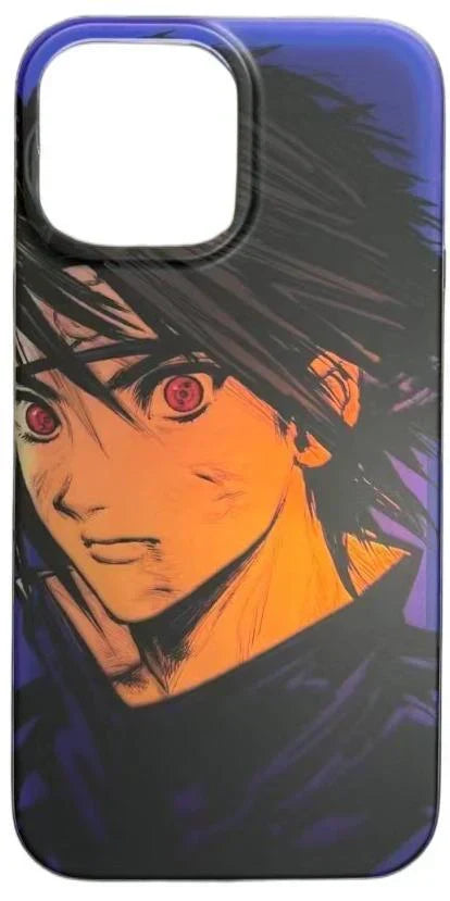 Sasuke/Itachi Coque de téléphone anti-collision en silicone tendance raffiné Apple