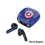 Marvel Iron Man Captain America Gaming TWS Earbuds, Bluetooth 5.1 Wireless Earphones with Low Latency
