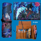 Itachi/Sasuke motif haute définition Impression magnifique défilement de dessin animé trousse créative