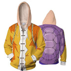 Sweat à capuche décontracté avec impression Gogeta/Roshi/Trunks/Goku Black, pour printemps et automne