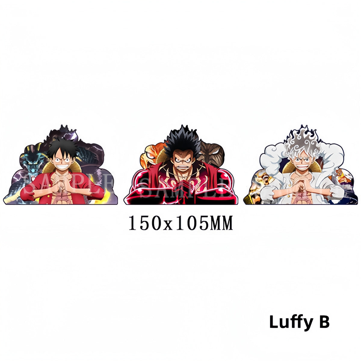 Luffy / Zoro / Nami 3D Gradient Stickers