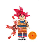 Jouet de construction en blocs à assembler Son Goku/Vegeta Super Saiyan 4