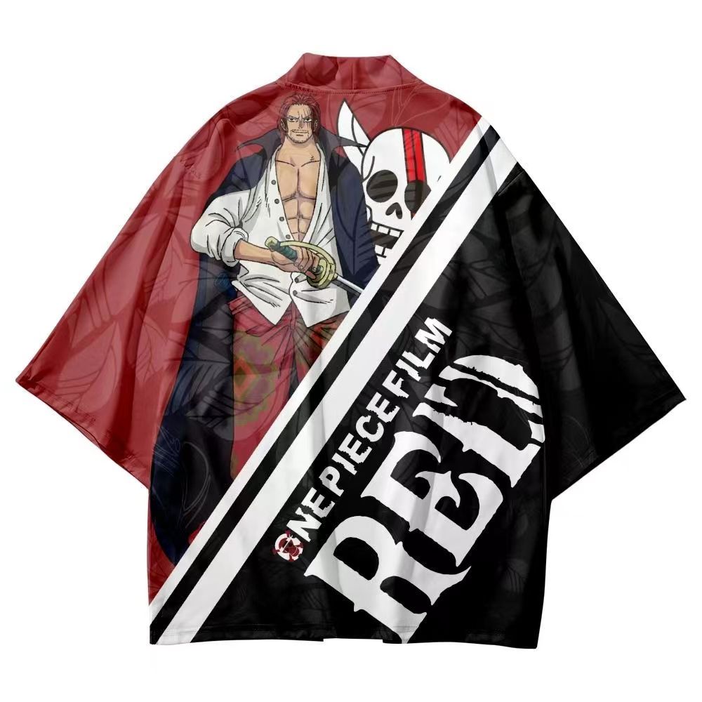 Ensembles de shorts et manches courtes imprimés Luffy/Shanks/Law/Hancock/Uta