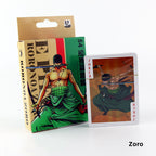Cartes à jouer Luffy/Zoro/Chopper One Piece mandat d'arrêt