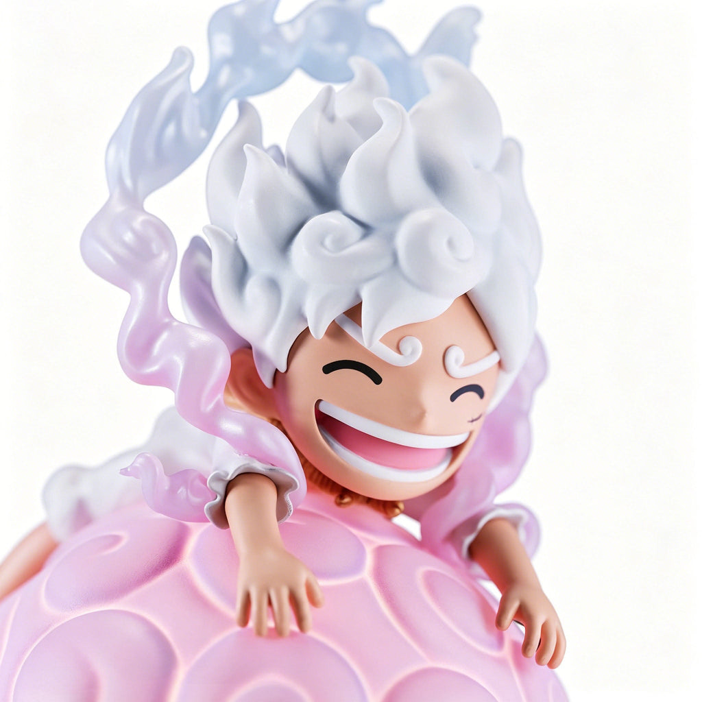 Veilleuse LED One Piece Luffy Gear 5 Nika Fruit du Démon, Lampe Figure Anime Luffy