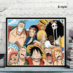 Luffy/Zoro/Nami handsome handicraft doodle digital oil painting
